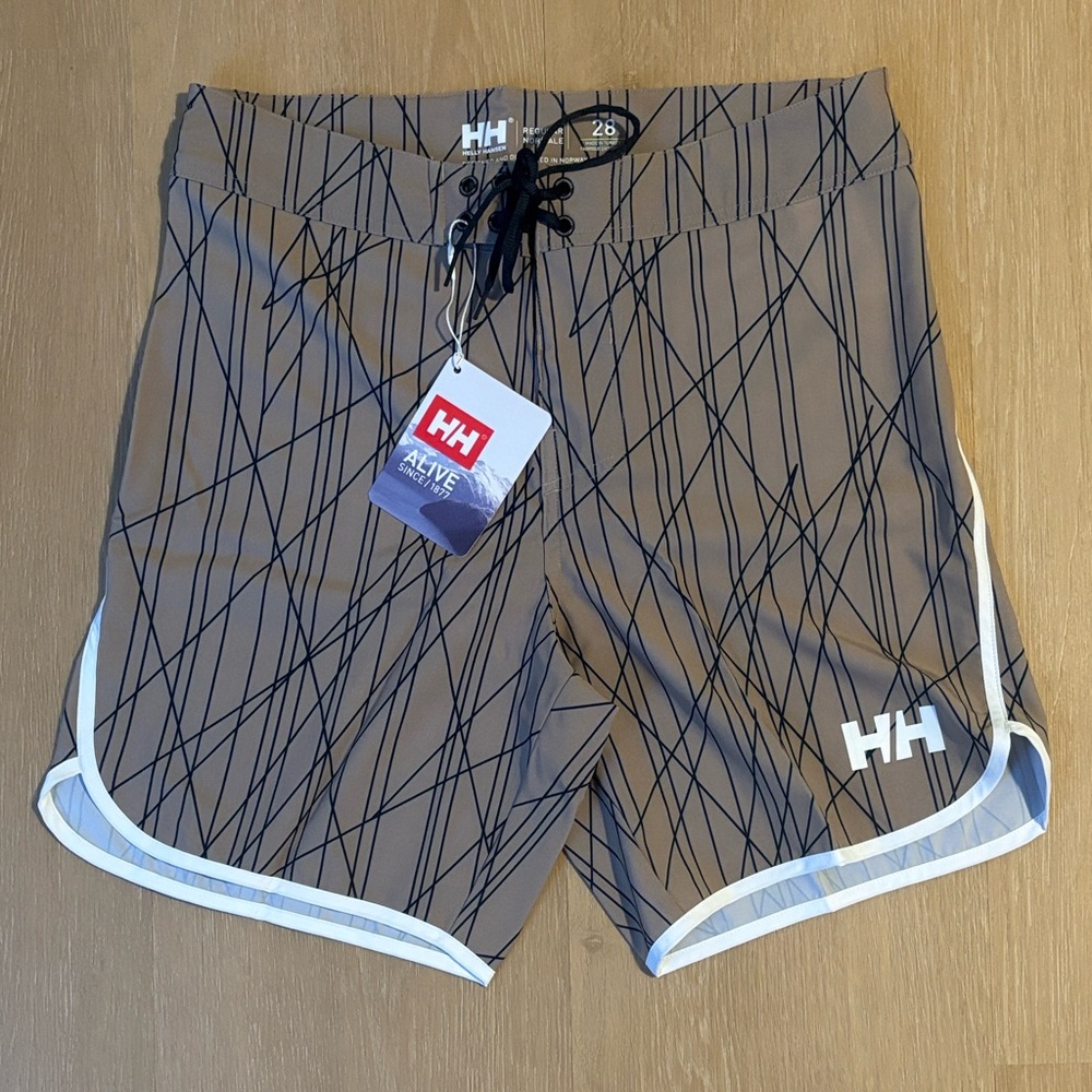 NWT Helly Hansen HP Curve Board Shorts 7” size 28